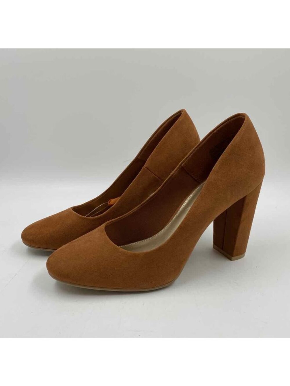 Fioni Women's Shoe Size 8.5 Caramel Solid Heels